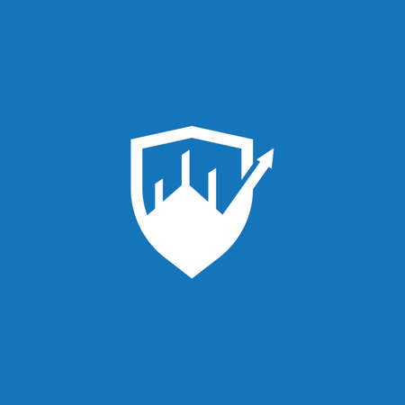 Investment marketing logo vector templateのイラスト素材