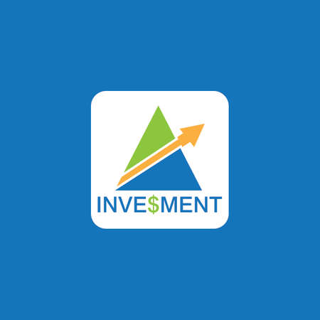 Investment marketing logo vector templateのイラスト素材
