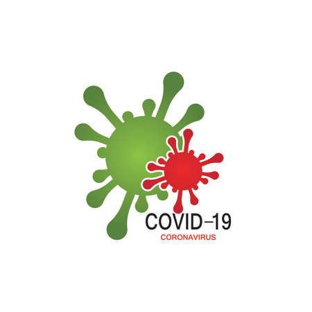 Covid-19 protection  vector illustrationのイラスト素材