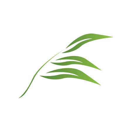 Nature leaf icon and symbol template vectorのイラスト素材