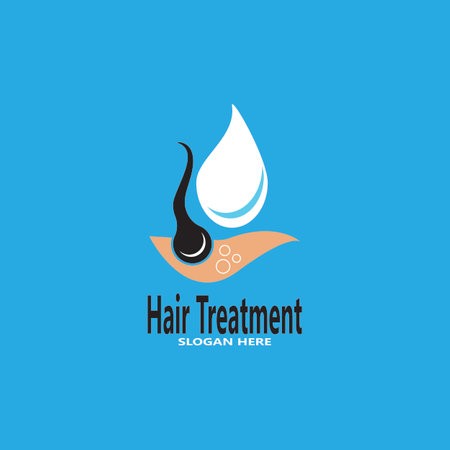 Hair treatment  vector illustrationのイラスト素材