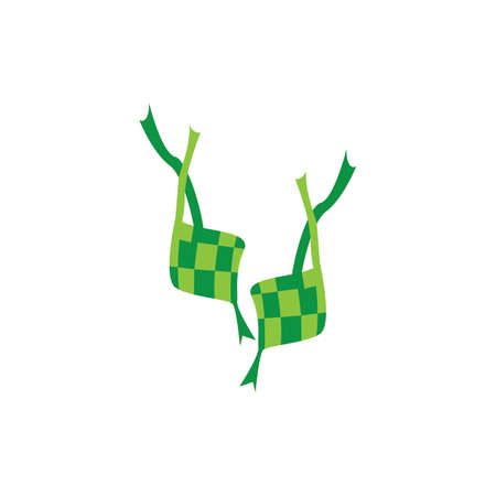 Ketupat lebaran idul fitri  vector templateのイラスト素材