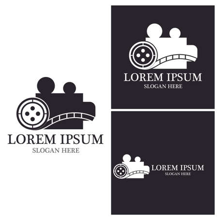 Film Strip Video  vector templateのイラスト素材