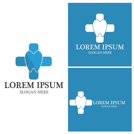 Dental logo Template vector illustration icon designのイラスト素材