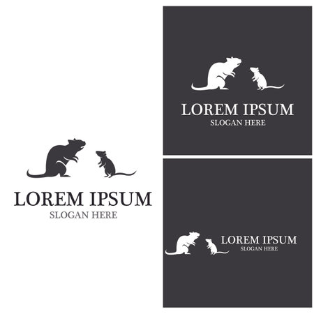 Rat icon and symbol vector illustrationのイラスト素材