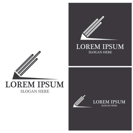 Education Logo Template vector icon illustration designのイラスト素材