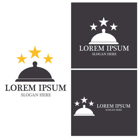 Restaurant icon logo vector templateのイラスト素材