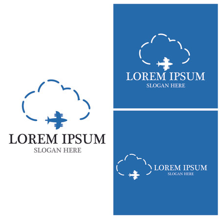Aviation icon and symbol vector templateのイラスト素材
