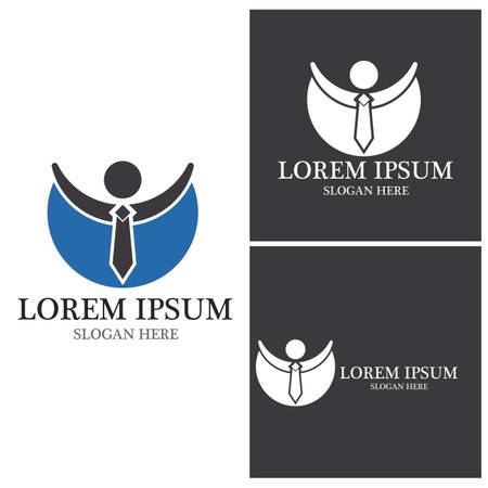 Business People Success Logo Vector Templateのイラスト素材