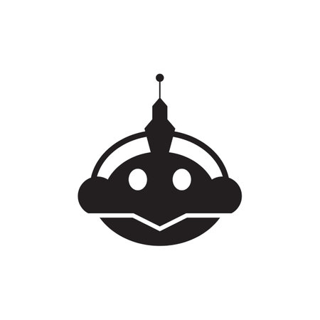Robot icon vector illustration designのイラスト素材