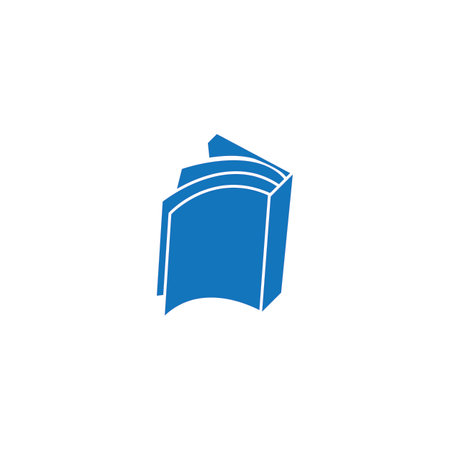Book icon and symbol vector templateのイラスト素材