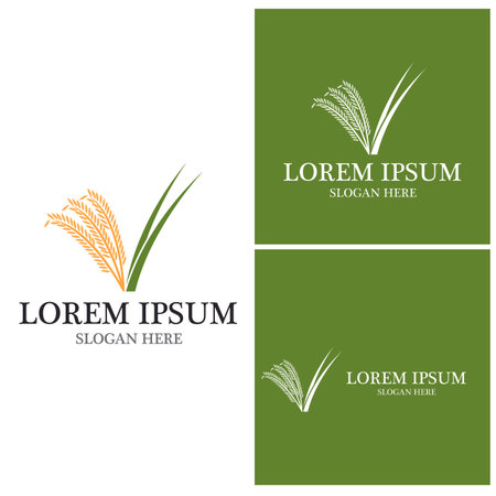 Agriculture icon and symbol vector templateのイラスト素材