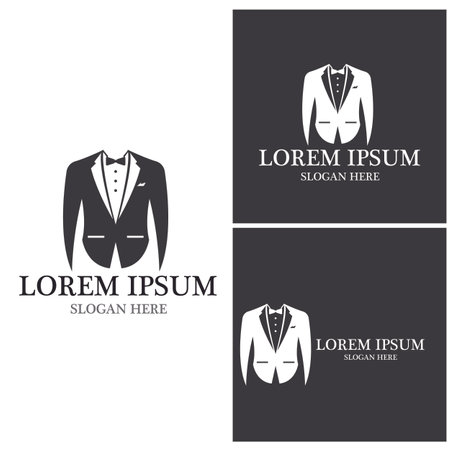 Tuxedo icon and symbol vector templateのイラスト素材