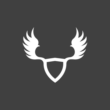 Bird wings logo vector templateのイラスト素材