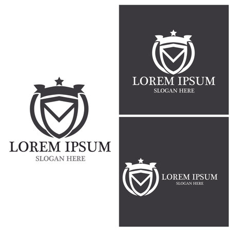 Shield War Logo Template Vectorのイラスト素材