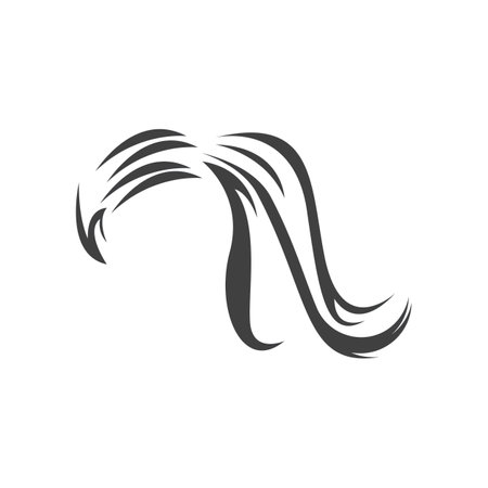 Hair treatment logo vector illustrationのイラスト素材