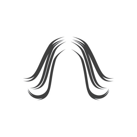 Hair treatment logo vector illustrationのイラスト素材