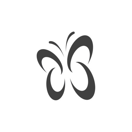 Beauty Butterfly Vector icon designのイラスト素材