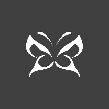 Beauty Butterfly Vector icon designのイラスト素材