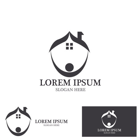 Home Construction logo Vector Templateのイラスト素材