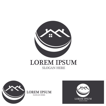 Home Construction logo Vector Templateのイラスト素材