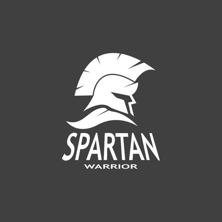 Spartan Logo Vector  Sparta Logo Vector  Spartan Helmet Logo Template  Icon Symbolのイラスト素材