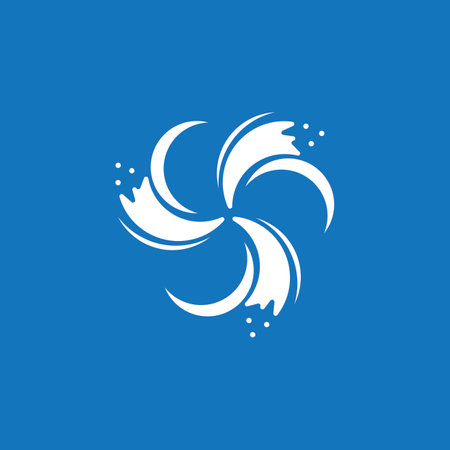 Splash water wave beach logo and symbol vectorのイラスト素材
