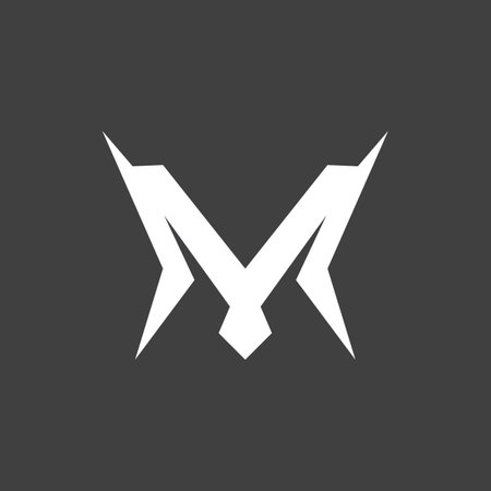 M Letter Logo Design Vector Templateのイラスト素材