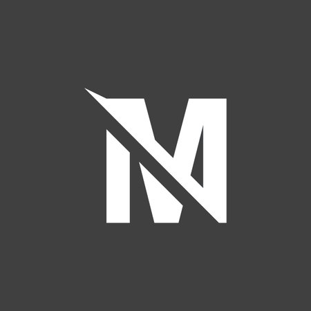 M Letter Logo Design Vector Templateのイラスト素材