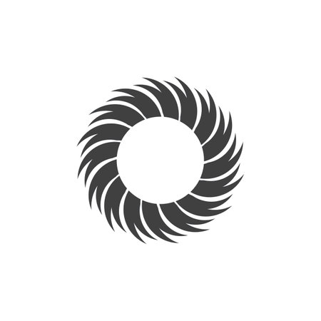 Vortex vector design illustration icon logo templateのイラスト素材
