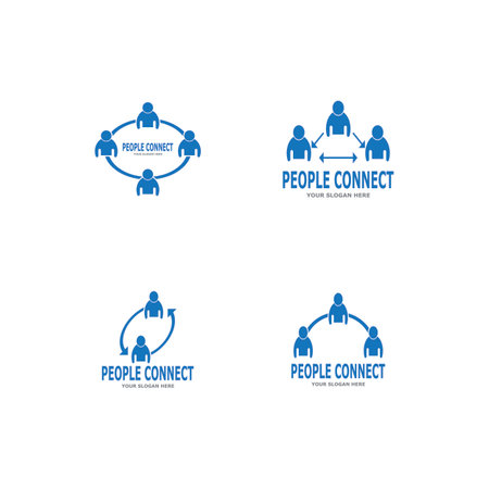 People connection  social media network businessのイラスト素材