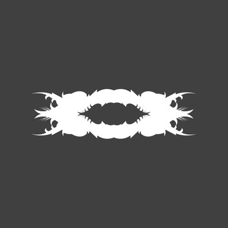 Black Tribal Tattoo Abstract Symbol Templateのイラスト素材