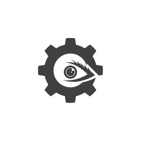 Eye Care Health Logo Vector Templateのイラスト素材