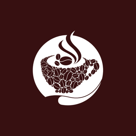 Coffee Cup icon And Symbol Vector Template Illustrationのイラスト素材
