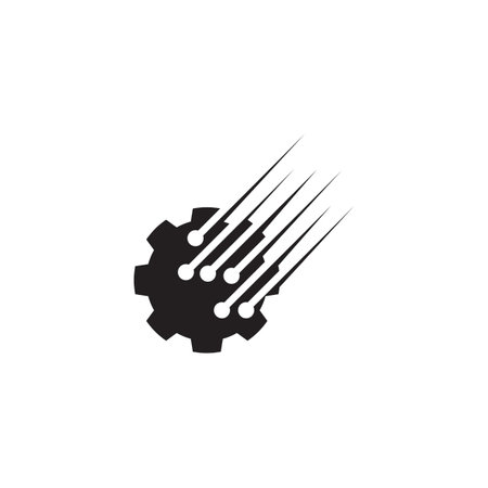 Business Technology Logo Vector Template Illustrationのイラスト素材