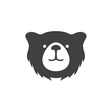 Bear Icon And Symbol Vector Template Illustration