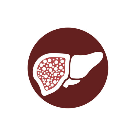 Liver medical logo vector template illustrationのイラスト素材