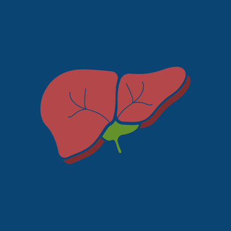 Liver medical logo vector template illustrationのイラスト素材