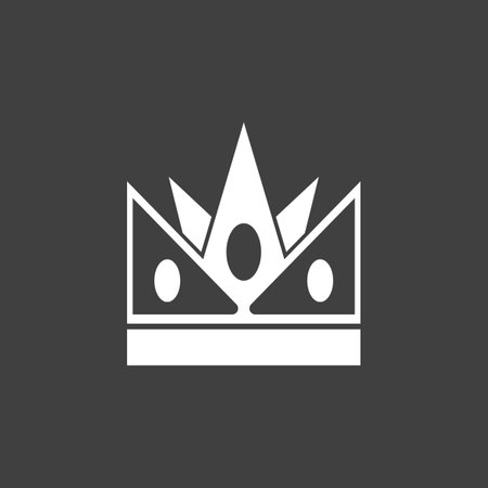 Crown icon and symbol vector templateのイラスト素材