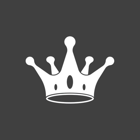 Crown icon and symbol vector templateのイラスト素材