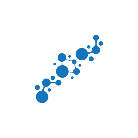 Molecule Logo Vector Template Illustrationのイラスト素材