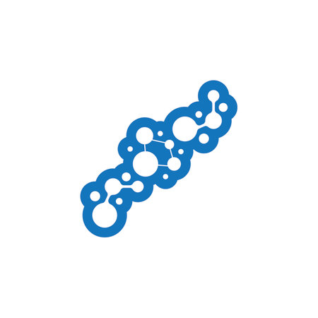 Molecule Logo Vector Template Illustration