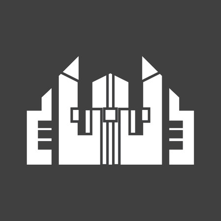 Modern City skyline . city silhouette. vector illustration in flat designのイラスト素材