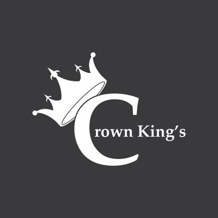 Crown King Icon And Symbol Vector Templateのイラスト素材