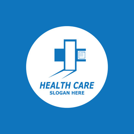 Health Care Technology symbol Vector Template Illustrationのイラスト素材