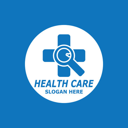 Health Care Technology symbol Vector Template Illustrationのイラスト素材