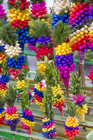 Handmaded Palm Sunday bundlesの写真素材