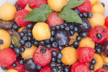 Various colorful tasty seasonal fruits-closeupの写真素材