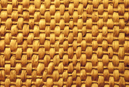 Detailed view of natural rough wicker texture, background 