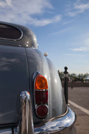 Vintage car back lamp details の写真素材